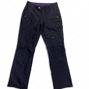 Eddie Bauer Black & Purple Active Sport Hiking Pants Size 2